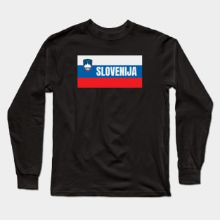 Slovenia Flag Long Sleeve T-Shirt
